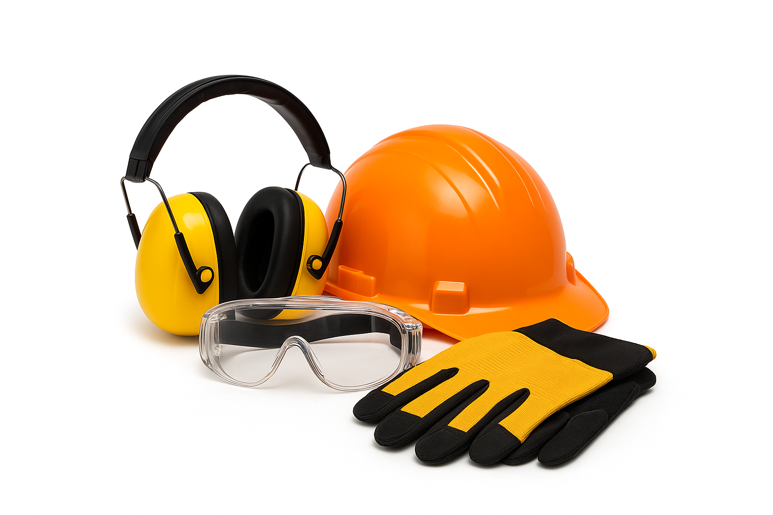 Construction worker in branded gear